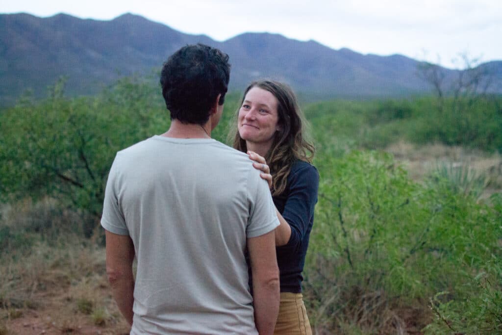 Client Receiving support at Seven Arrows Recovery Arizona